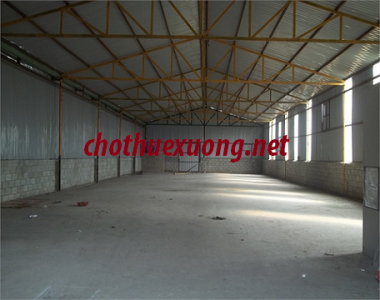 Cho thuê kho xưởng tại xã Quang Tiến, huyện Sóc Sơn Hà Nội DT 450m2