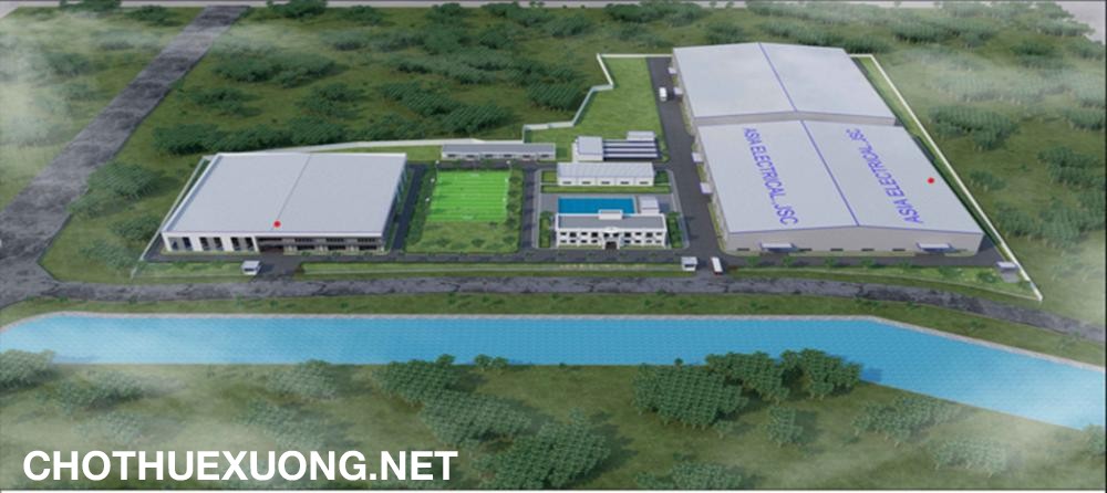 Cho thuê xưởng từ 8000m2 KCN Cẩm Khê Phú Thọ 