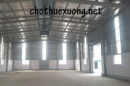 Cho thuê kho xưởng tại Hà Nội DT 510m2 giá tốt