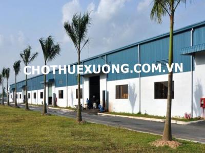 Cho thuê nhà xưởng tại TP Việt Trì Phú Thọ 5000m2 KV 1,2ha