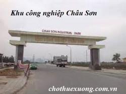 Thông tin về khu công nghiệp Châu Sơn
