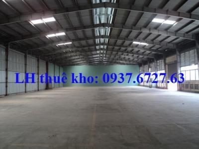 Cho thuê kho chứa hàng tại Dĩ An, Thủ Đức, Bình Dương - LH: 0937.6727.63