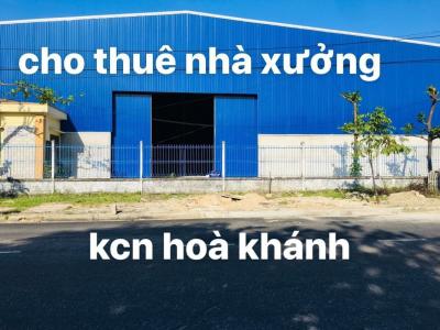 Cho thuê kho xưởng có Dt 1000-6000m2 tại Hoà Châu Đà Nẵng